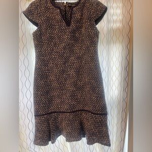 Blue Mid length designer dress, worn once, great condition